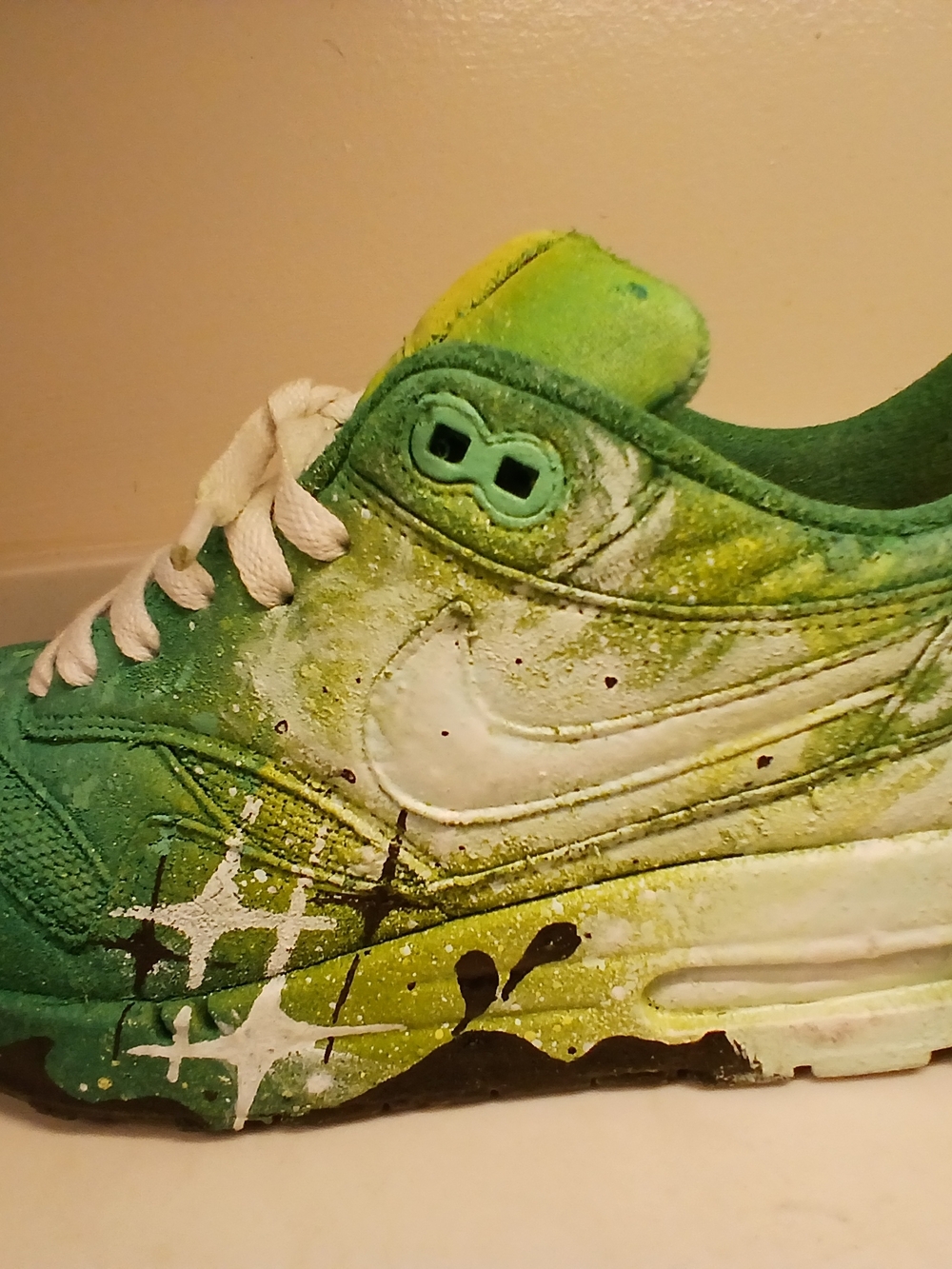 Nike Air Max 1 Artwork For Display By Graffiti Artist Siek Sneakers